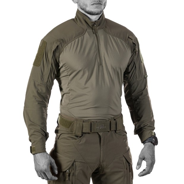 UF PRO Marškinėliai Striker TT Brown Grey Chaki