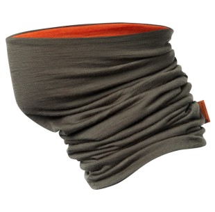 Kaklaskarė THERMOWAVE dvipusė MERINO green/orange