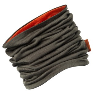 Kaklaskarė THERMOWAVE dvipusė MERINO green/orange