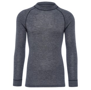 THERMOWAVE Marškinėliai MERINO WARM ACTIVE Pilka