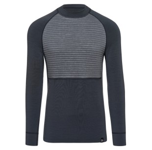 THERMOWAVE Marškinėliai MERINO ARCTIC HYBRID Pilka