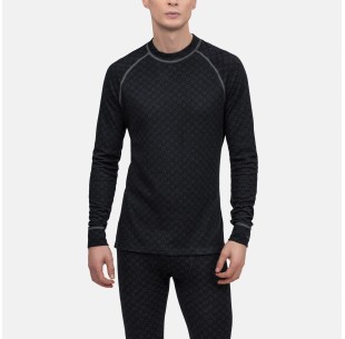 THERMOWAVE Marškinėliai MERINO XTREME Juoda