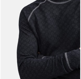 THERMOWAVE Marškinėliai MERINO XTREME Juoda