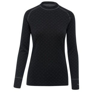 THERMOWAVE Marškinėliai MERINO XTREME Juoda