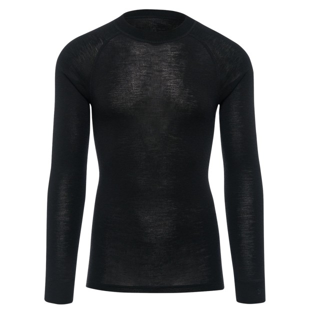 THERMOWAVE Marškinėliai MERINO WARM Juoda