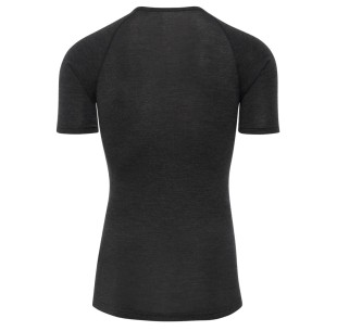 THERMOWAVE Marškinėliai MERINO WARM SS Juoda