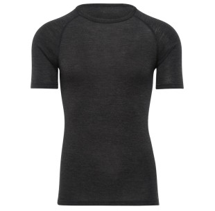 THERMOWAVE Marškinėliai MERINO WARM SS Juoda