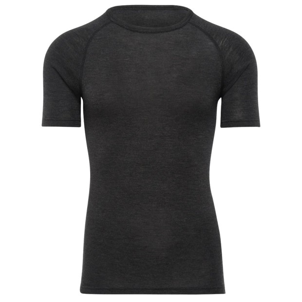 THERMOWAVE Marškinėliai MERINO WARM SS Juoda