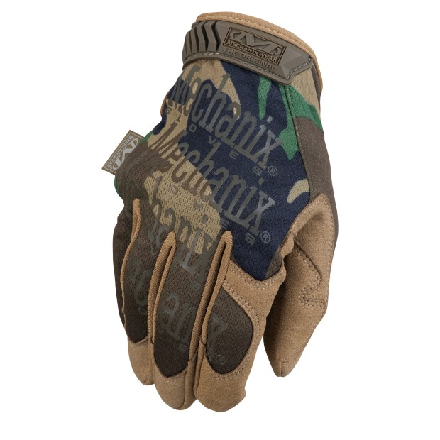 MECHANIX Taktinės pirštinės Original Camo Woodland