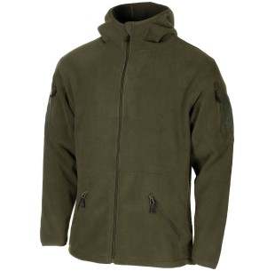 MAX FUCHS Flizinis džemperis su užtrauktuku Tactical Chaki
