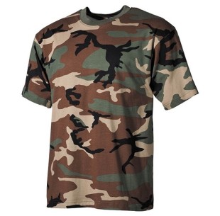 MAX FUCHS Marškinėliai MF US CLASSIC STYLE Camo Woodland