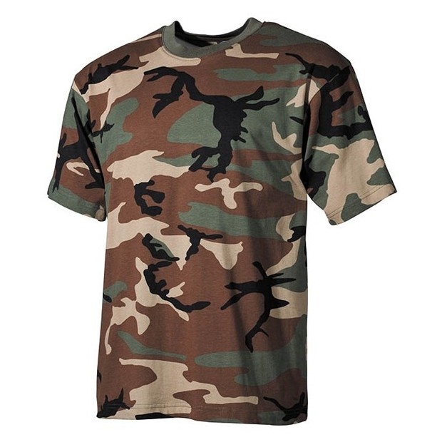 MAX FUCHS Marškinėliai MF US CLASSIC STYLE Camo Woodland