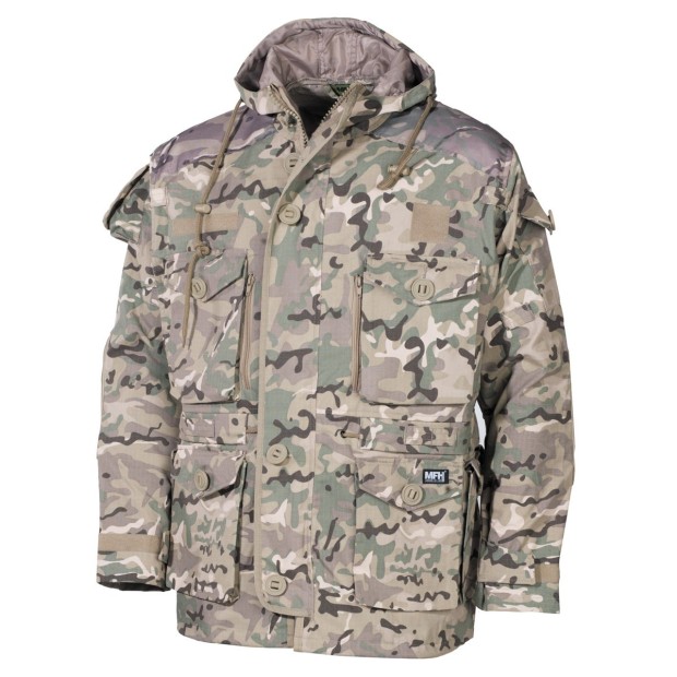 MAX FUCHS Šilta striukė MF SMOCK 3482x Camo Multicam