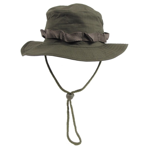 MAX FUCHS Panama MF BUSH HAT Žalia