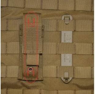 "Klipsai BLACKHAWK ""MOLLE 9"" žali"