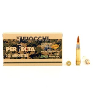 Šovinys FIOCCHI 308Win HPBT 168 Perfecta