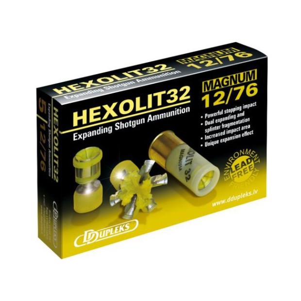 "Šovinys DDUPLEKS ""HEXOLIT 32"" 12/76 kal."