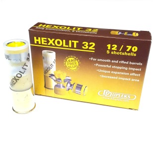 "Šovinys DDUPLEKS ""HEXOLIT 32"" 12/70 kal."