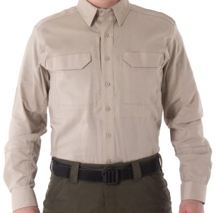 FIRST TACTICAL Marškiniai V2 L/S Smėlio