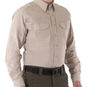 FIRST TACTICAL Marškiniai V2 L/S Smėlio