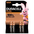 "Elementai DURACELL ""LR3 AAA"" 1.5V 4 vnt. - 1 pak."