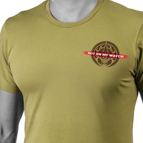 Marškinėliai UF PRO Not On My Watch moss green Marškinėliai UF PRO Not On My Watch moss green