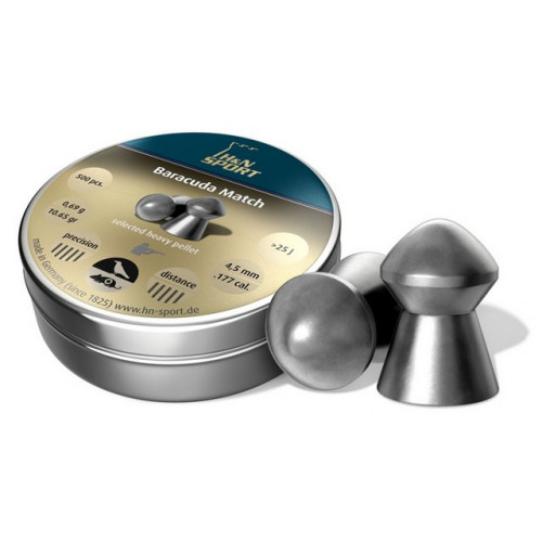 Kulkelės H&N BARACUDA MATCH 4.5mm / 400vnt