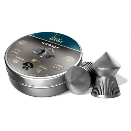 Kulkelės H&N SPITZKUGEL 4.50 mm / 500vnt