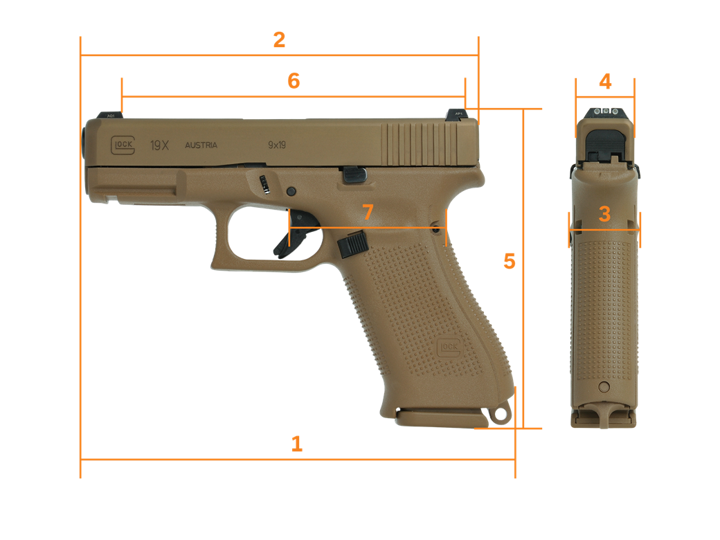 Пистолет glock 17 чертеж